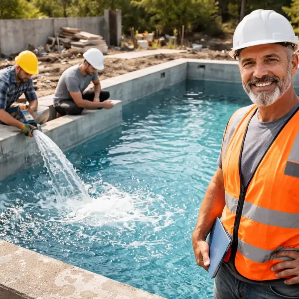 Вода как центральный элемент бетонного бассейна