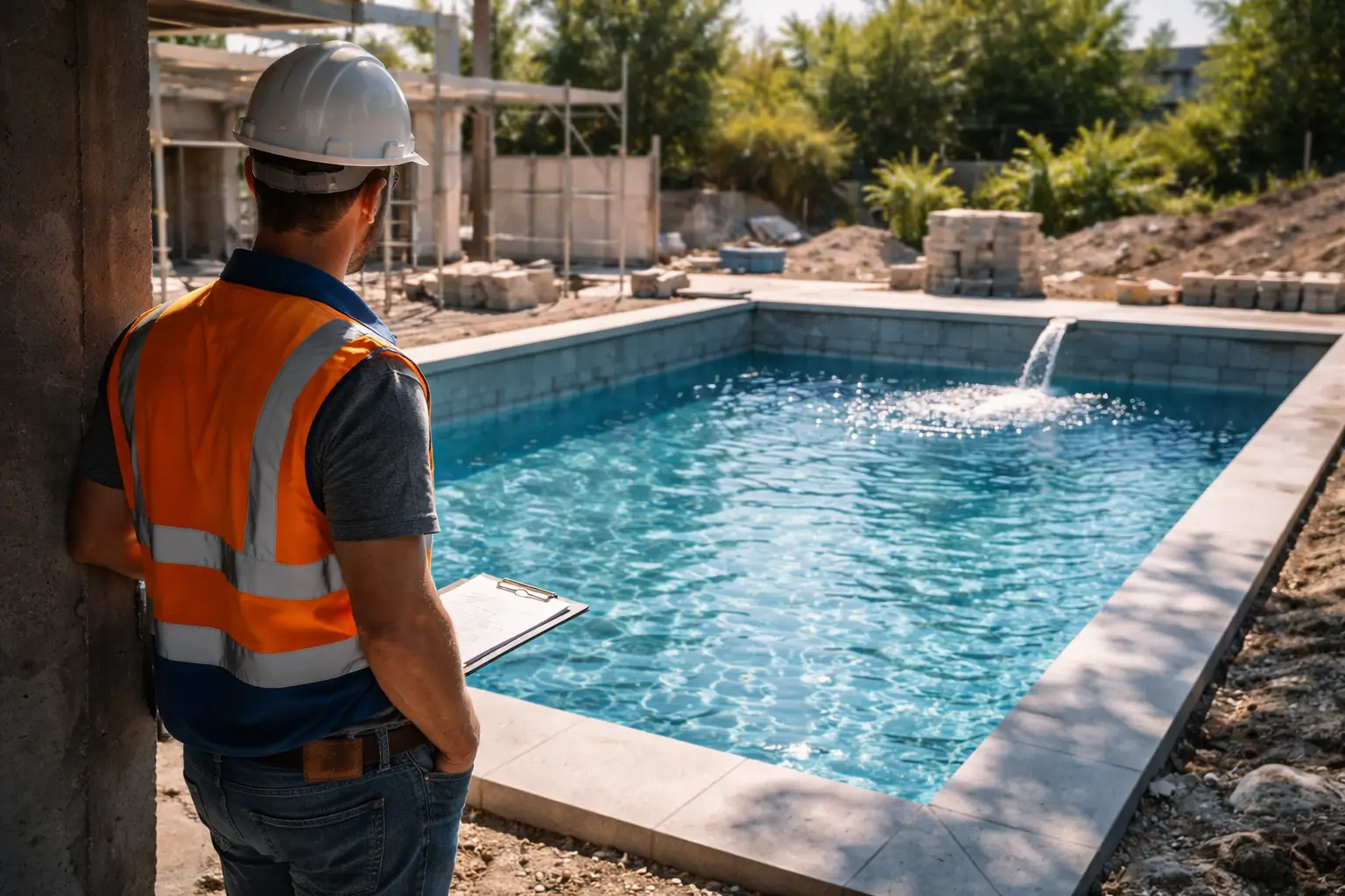 Наблюдение за состоянием воды в бассейне
